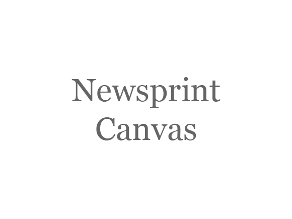 Newsprint Canvas